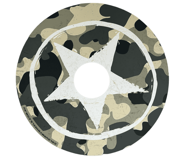 Colour My Wheels Spoke Guards - Camo on Repeat