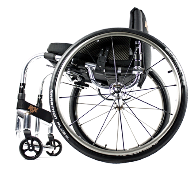 RGK Tiga FX Folding Wheelchair
