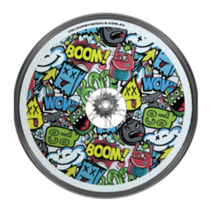 Colour My Wheels Spoke Guards – Boom!