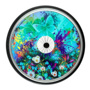 Colour My Wheels Spoke Guards – Butterfly Garden