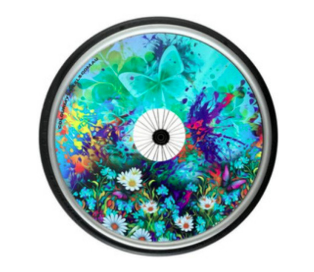 Colour My Wheels Spoke Guards – Butterfly Garden