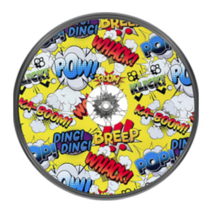 Colour My Wheels Spoke Guards – Comic Fun