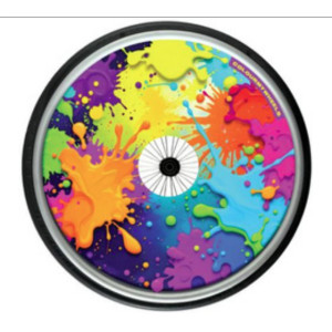 Colour My Wheels Spoke Guards – Paint Splat 02