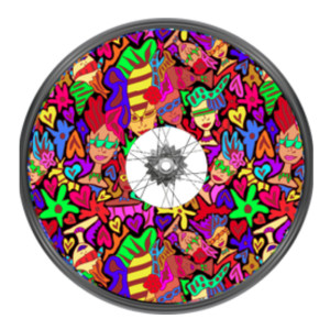 Colour My Wheels Spoke Guards – Party Vibes