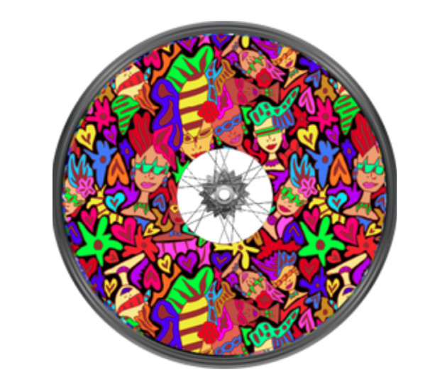 Colour My Wheels Spoke Guards – Party Vibes