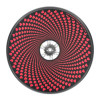 Colour My Wheels Spoke Guards – Red Hearts on Black