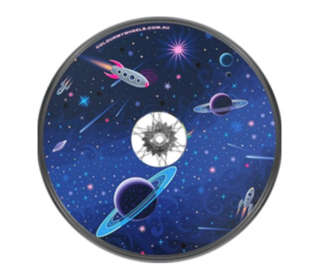 Colour My Wheels Spoke Guards – Spaced Out