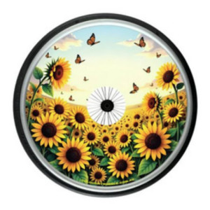 Colour My Wheels Spoke Guards – Sunflowers