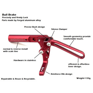 Bull Push to Lock Brakes