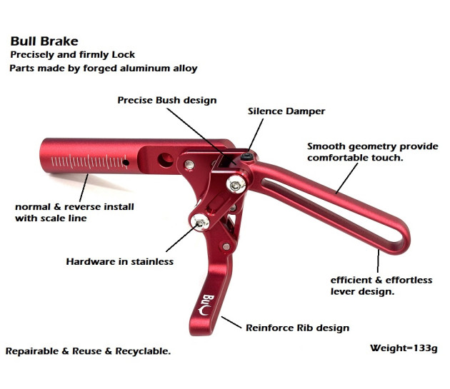 Bull Push to Lock Brakes